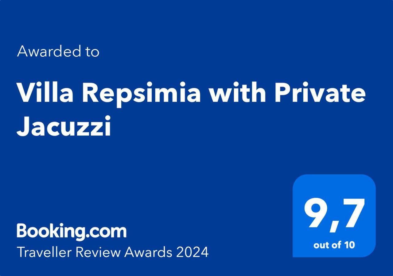 Villa Repsimia With Private Jacuzzi Kókinosz Pírgosz Kültér fotó